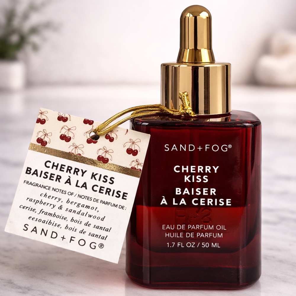 SAND + FOG CHERRY KISS BAISER A LA CERISW SANDFOG PERFUME OIL DROPPER 50mL